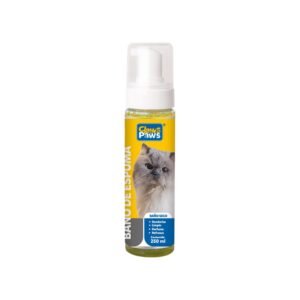 Claws & Paws - Baño de espuma en seco para gatos x 250 ml.