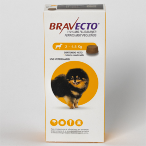 Bravecto 2 - 4.5 kg. (112.5 mg.)