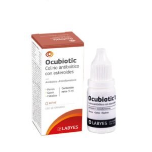 Ocubiotic Colirio antibiótico con esteroides x 5 ml.
