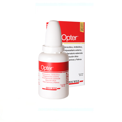 Opter - antibiótico ótico x 25 ml.